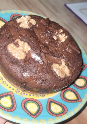 Una foto de Mini Bizcochuelo de Chocolate y Nueces
