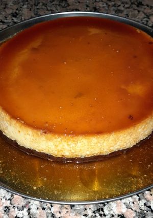 Una foto de Chocoflan