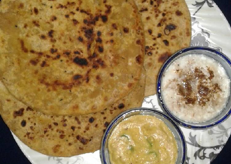 Daal stuffed paratha