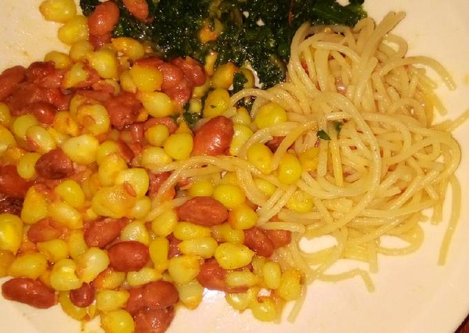 Pasta with githeri