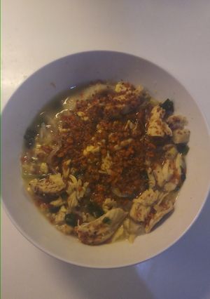 Foto resep Seblak ayam jamur (diet)