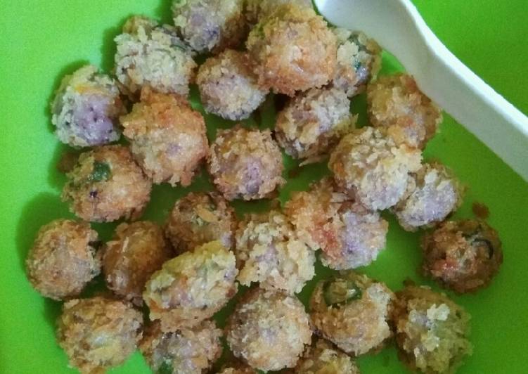 Menu GTM bola nasi kriuk