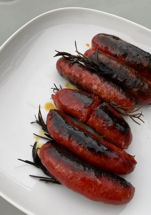 Une photo de Chorizos grillés au romarin