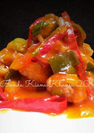 Foto resep Chicken popcorn Asam Pedas