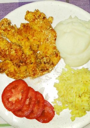 Una foto de Pollo especiado al horno