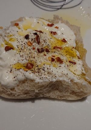 A picture of Homemade Goats Cheese Ricotta.