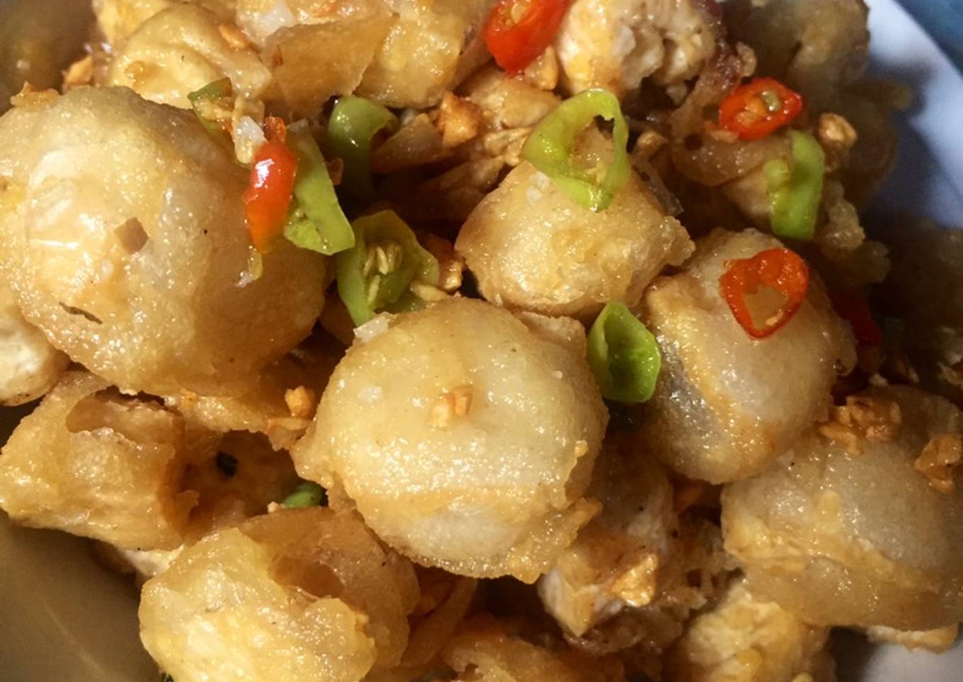 66. Tahu cabe garam