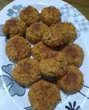 Bocaditos de garbanzos al curry