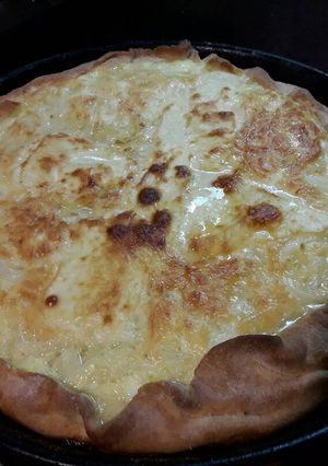 Una foto de Tarta fácil de cebolla, riquísima !!!!