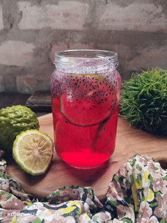 Foto resep Es Sirup Rose Jeruk Purut