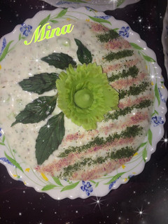 عکسی از دستور ماست و خیار چنبر