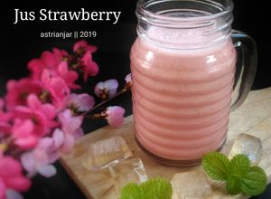 Foto resep Jus Strawberry