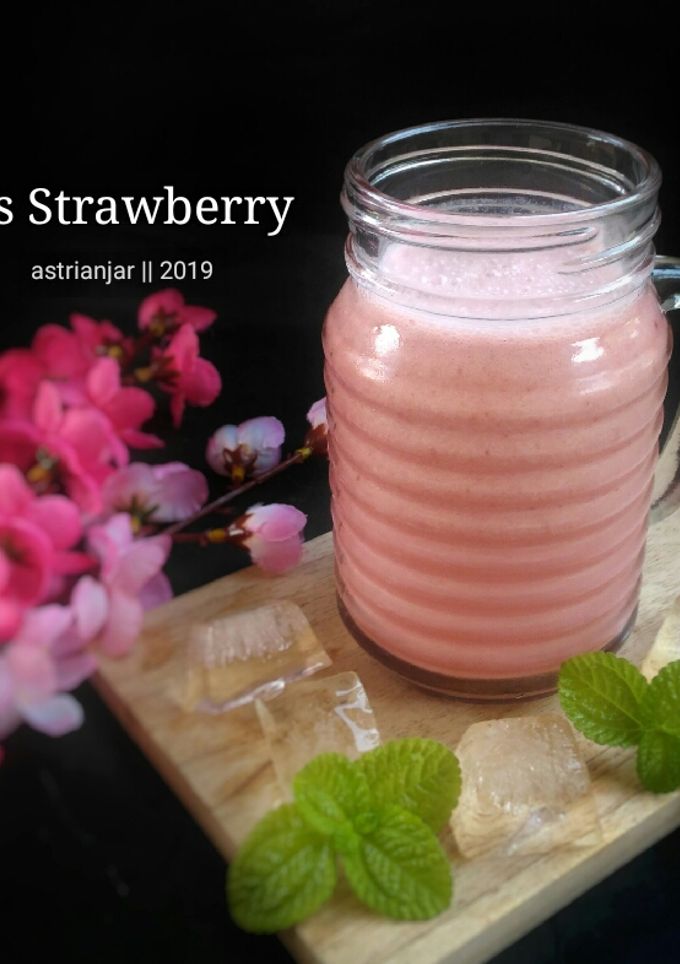 Foto resep Jus Strawberry