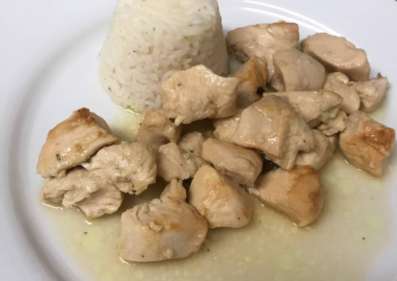 Pollo al limón al horno en bolsa de asar