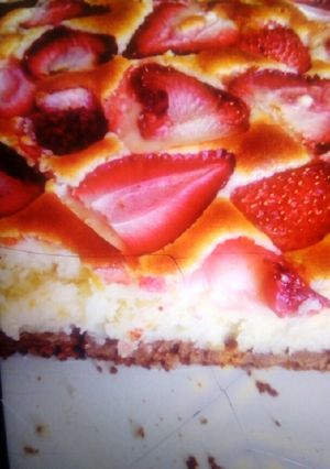 Kétszínű epres recept fotója