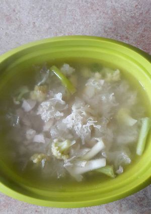 Foto resep Sup jamur es