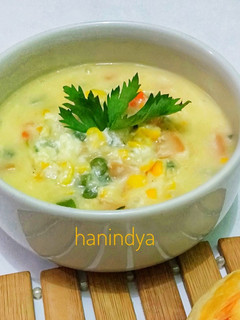 Foto resep Sup krim jagung Sosis