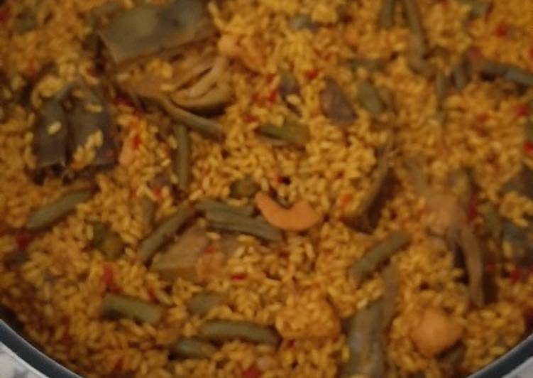 Paella de verduras