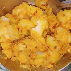 Masala aloo A picture of Masala aloo.