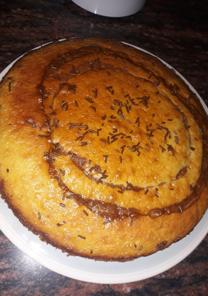 Una foto de Bizcocho marmolado