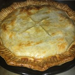 A picture of Chicken pot pie (for two pies).