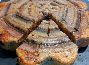 Une photo de Tatin de banane healthy