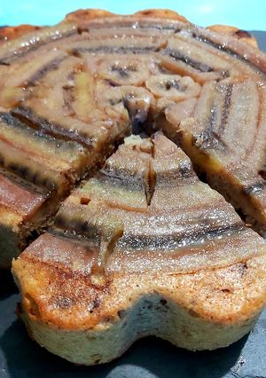 Une photo de Tatin de banane healthy