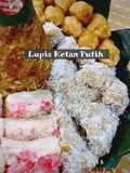 Lupis Ketan Putih Bungkus Daun Pisang