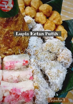 Foto resep Lupis Ketan Putih Bungkus Daun Pisang