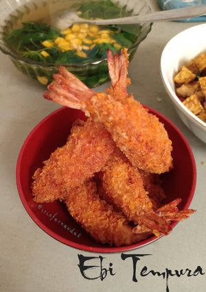 Foto resep Udang Goreng ala Hokben / Ebi Tempura