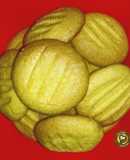 Eggless custard cookies