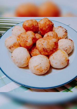 炸雞球匯湯圓 的食譜成品照片