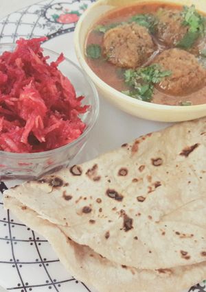A picture of Beetroot carrot salad.