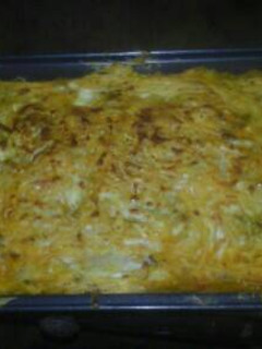 Una foto de Pastel de yuca al horno