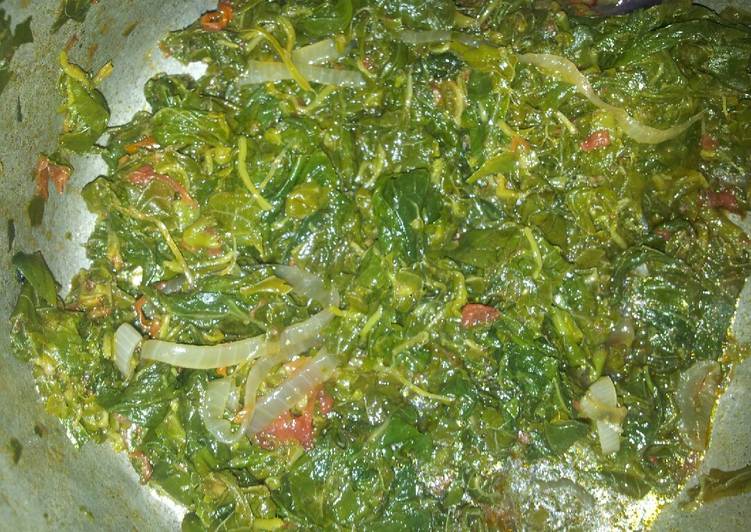 Recipe: Tasty Managu&terere#theme challange#vegetable