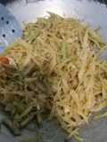 Tumis pepaya (Kates)