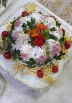 عکسی از دستور سالاد ماکارونی