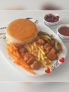 عکسی از دستور خوراک مرغ 😋