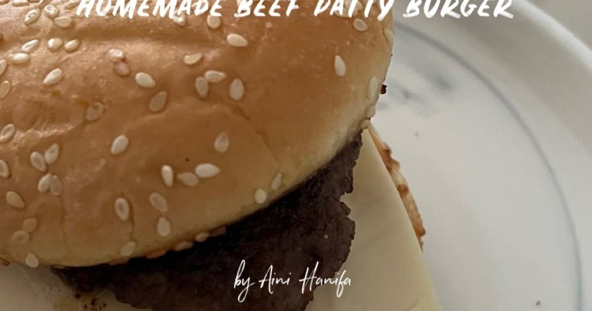 Resep Homemade Beef Patty Burger Oleh Aini Hanifa - Cookpad