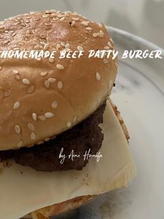 Foto resep Homemade Beef Patty Burger