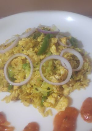 A picture of Quick Egg Biryani.
