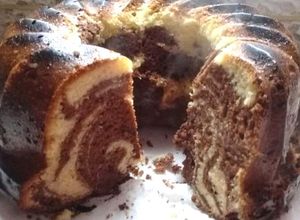 Una foto de Torta cebra