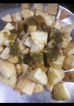 आलू चाट रेसिपी मुख्य फोटो