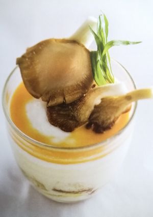 Une photo de Oeuf cocotte aux Pleurotes