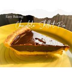 รูปของ Easy Baking: Chocolate Skillet Pie (Pie Susu Coklat Teflon)