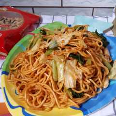 A picture of Mie Goreng Pedas Manis.