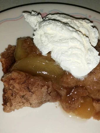 Recipe 3 Ingredient Crockpot Apple Spice Crumble which So Delicious