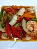 ซีฟู้ดผัดน้ำพริกเผา