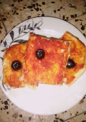 صورة لوصفة بيتزا السميد