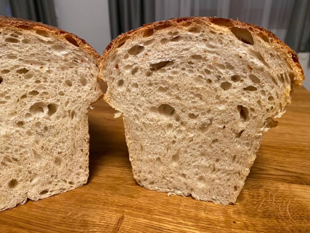 Kovászos formakenyér recept recept fotó